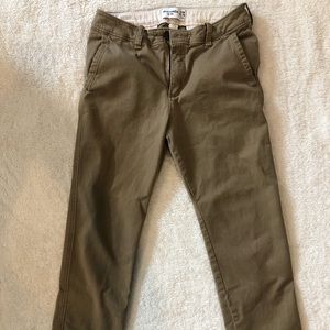 Abercrombie kids tan chinos
